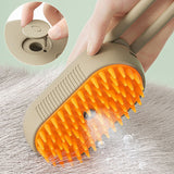 Steamy pet Brush