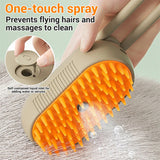 Steamy pet Brush